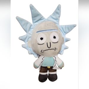 NWT RICK & MORTY ADULT SWIM TOY FACTORY ANGRY SAD RICK SCIENTIST PLUSH